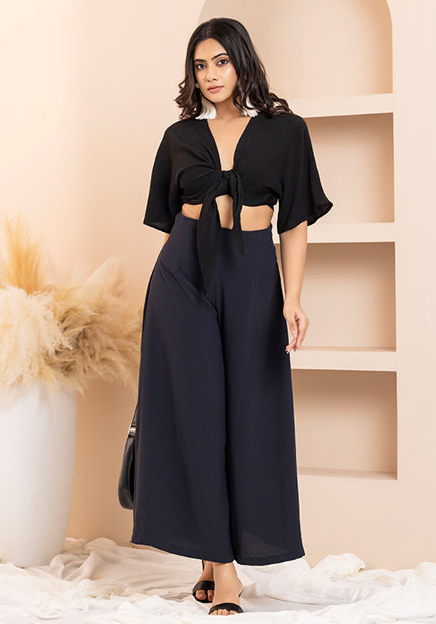 NIRA KIMONA SLEEVE CROP TOP 